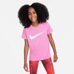 Rückansicht von Nike DRI-FIT LEGEND Funktionsshirt Kinder playful pink