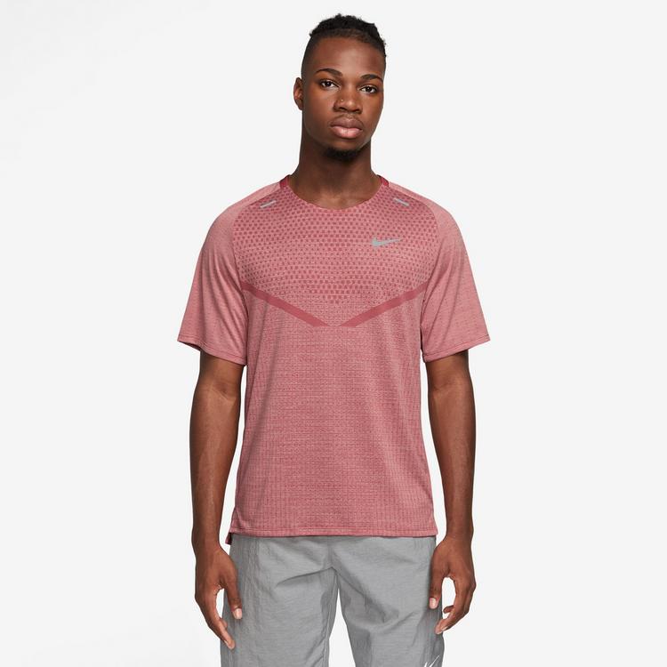Nike Nike Techknit Funktionsshirt Herren - adobe-red stardust-reflective silv - 0 | SportScheck