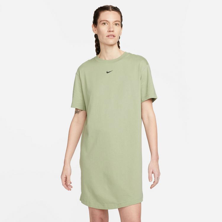 Nike Nike Essentials Jerseykleid Damen - oil green-black - 0 | SportScheck