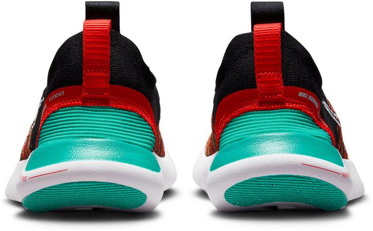 Nike Nike FREE RUN Flyknit NEXT NATURE Laufschuhe Damen - black-white-clear jade-picante red - 2 | SportScheck