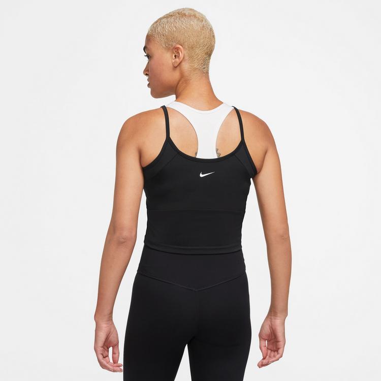 Nike Nike Pro Dri Fit Croptop Damen - black-iron grey-white - 1 | SportScheck