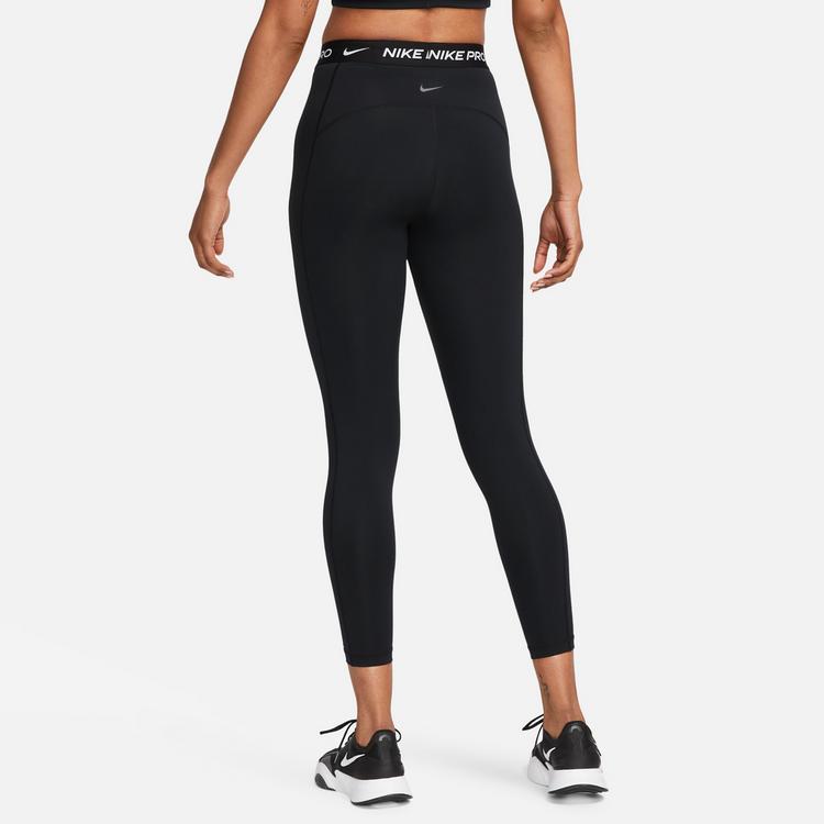 Nike Nike Pro Dri Fit FEMME Tights Damen - black-iron grey-white - 1 | SportScheck