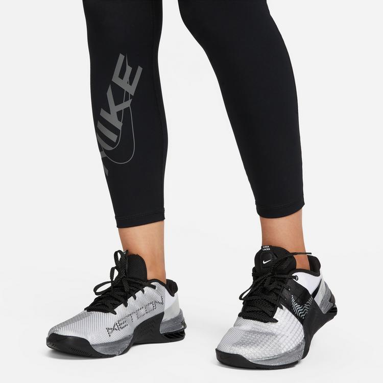 Nike Nike Pro Dri Fit Tights Damen - black-iron grey-white - 3 | SportScheck