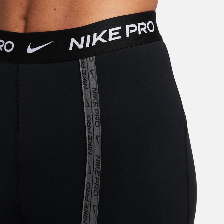 Nike Nike Pro Dri Fit FEMME Tights Damen - black-iron grey-white - 2 | SportScheck