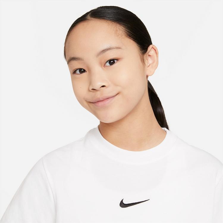Nike Nike NSW ESSENTIAL T-Shirt M&auml;dchen - white-black - 2 | SportScheck