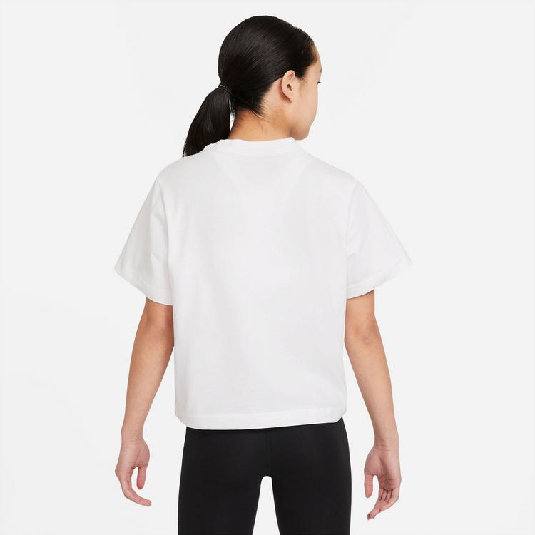 Nike Nike NSW ESSENTIAL T-Shirt M&auml;dchen - white-black - 1 | SportScheck