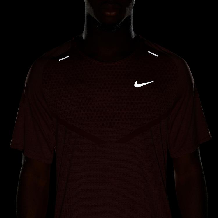 Nike Nike Techknit Funktionsshirt Herren - adobe-red stardust-reflective silv - 3 | SportScheck