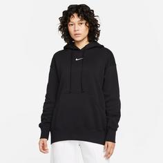 Rückansicht von Nike Phoenix Hoodie Damen black-sail