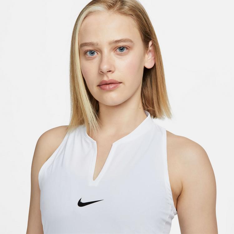 Nike Nike Advantage Tenniskleid Damen - white-black - 2 | SportScheck