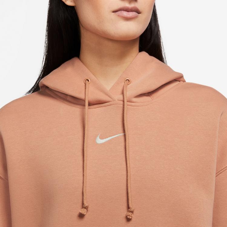 Nike Nike Phoenix Hoodie Damen - amber brown-sail - 2 | SportScheck
