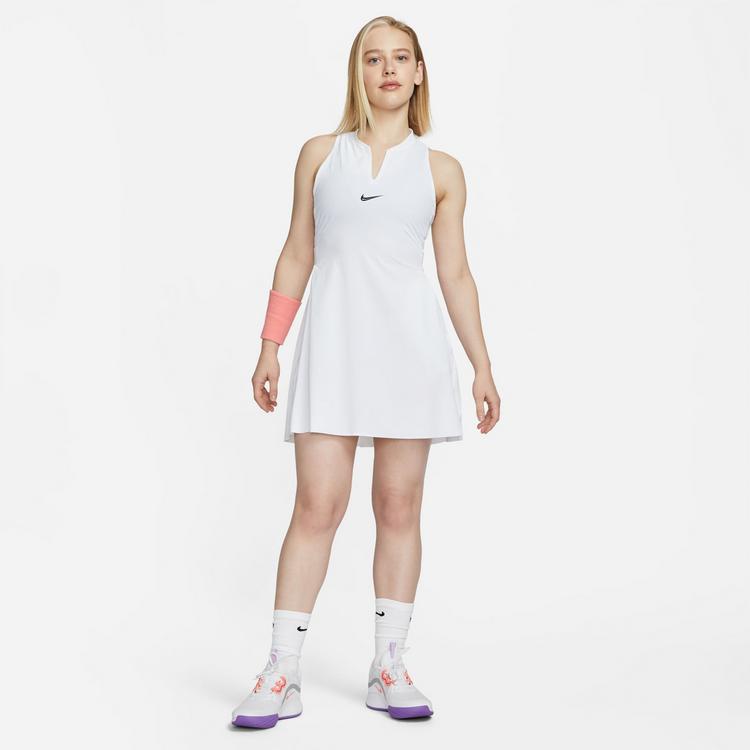 Nike Nike Advantage Tenniskleid Damen - white-black - 5 | SportScheck