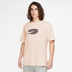 Rückansicht von Nike M90 Swoosh T-Shirt Herren guava ice