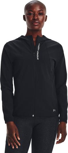 Rückansicht von Under Armour OutRun the Storm Laufjacke Damen black