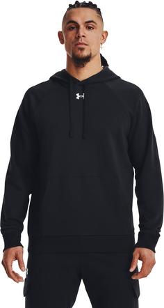 Rückansicht von Under Armour Rival Hoodie Herren black