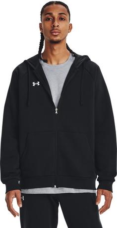 Rückansicht von Under Armour Rival Funktionsjacke Herren black