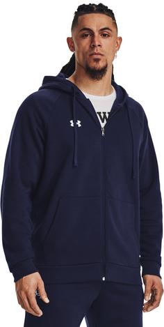 Rückansicht von Under Armour Rival Funktionsjacke Herren midnight navy