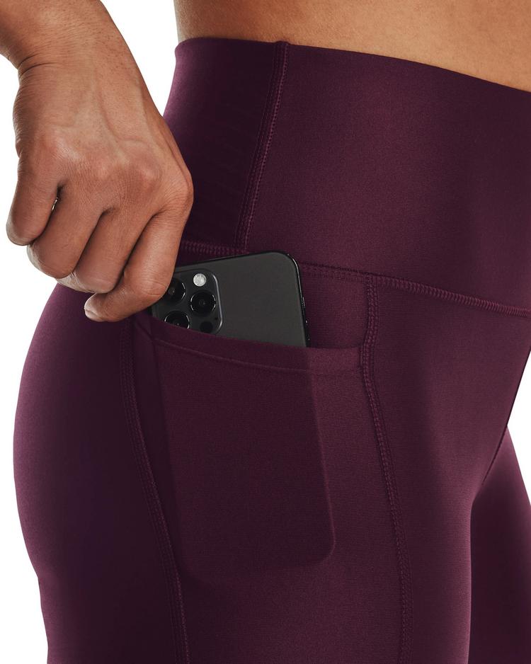 Under Armour Under Armour Heatgear Tights Damen - dark maroon - 4 | SportScheck
