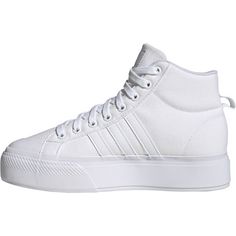 Rückansicht von adidas Bravada 2.0 Platform Sneaker Damen ftwr white-ftwr white-chalk white