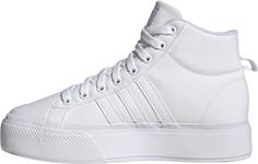 Rückansicht von adidas Bravada 2.0 Platform Sneaker Damen ftwr white-ftwr white-chalk white