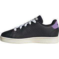 Rückansicht von adidas ADVANTAGE K Sneaker Kinder core black-core black-violet fusion