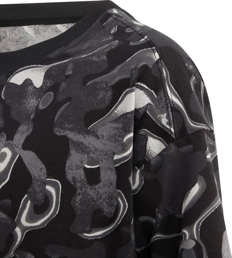 adidas adidas AOP T-Shirt M&auml;dchen - grey two-grey three-black - 2 | SportScheck