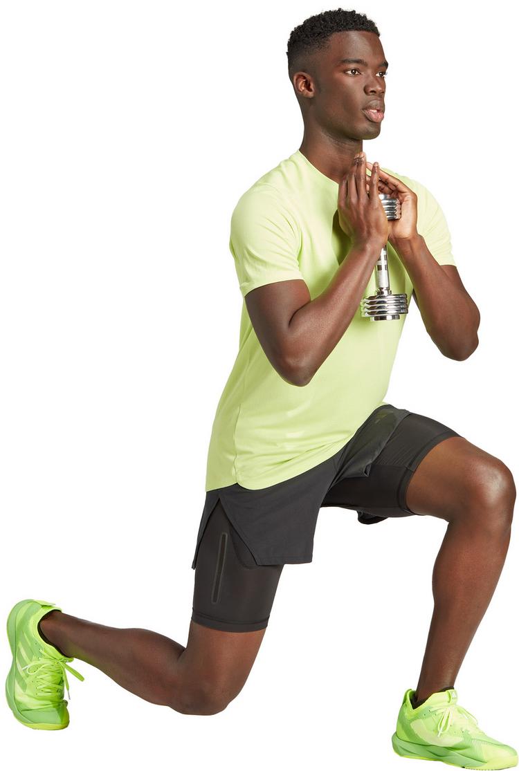 adidas adidas DESIGNED FOR TRAINING HIIT Funktionsshirt Herren - pulse lime - 2 | SportScheck