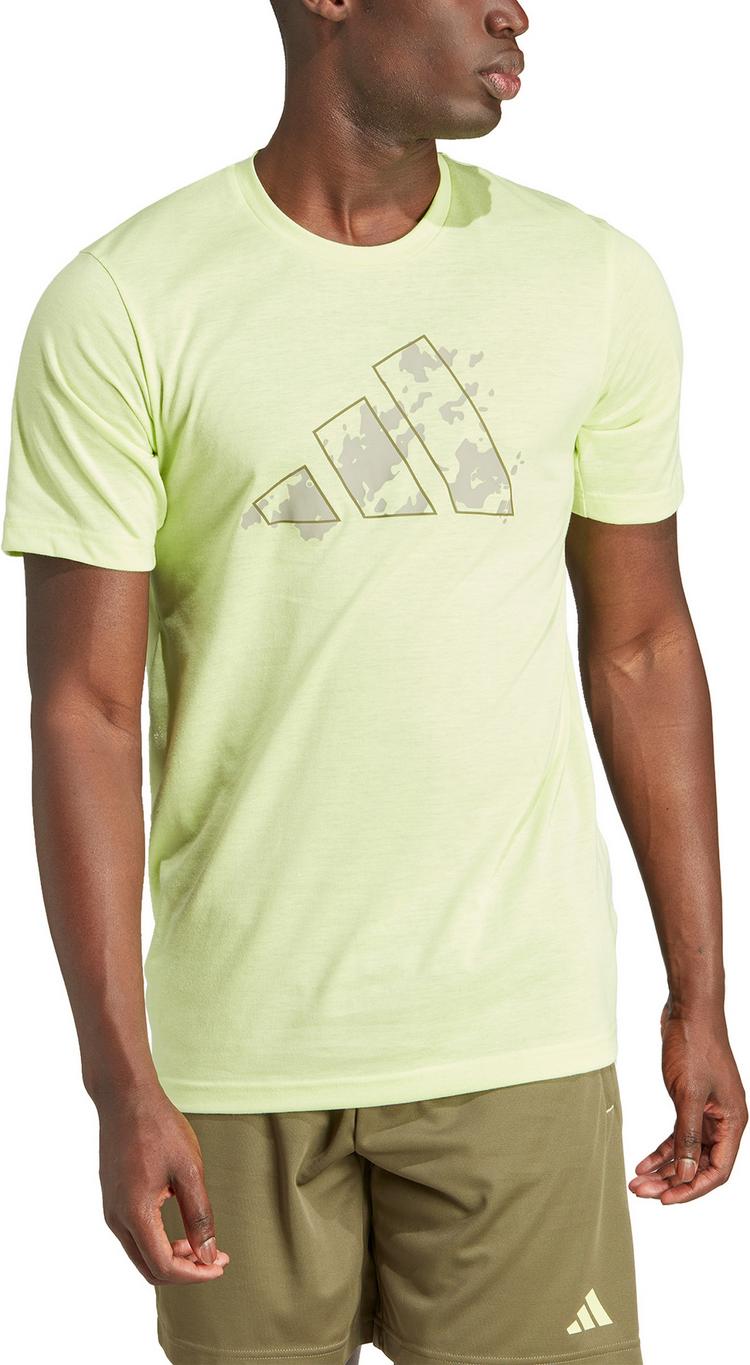 adidas adidas TRAIN ESSENTIALS SEASONAL Funktionsshirt Herren - pulse lime-silver pebble - 2 | SportScheck