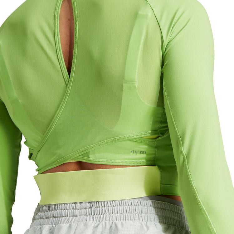 adidas adidas HIIT HEAT.RDY Funktionsshirt Damen - semi lucid lime - 4 | SportScheck