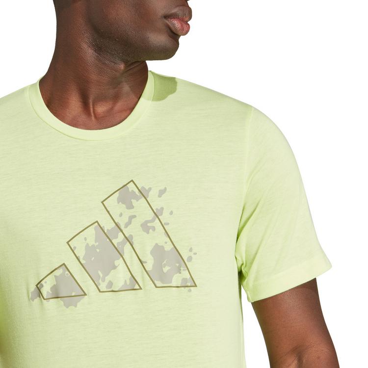adidas adidas TRAIN ESSENTIALS SEASONAL Funktionsshirt Herren - pulse lime-silver pebble - 4 | SportScheck