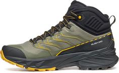 Rückansicht von Scarpa GTX Rush Mid 2 Wanderschuhe Herren moss-sulphur