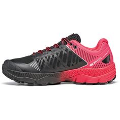 Rückansicht von Scarpa GTX Spin Ultra Trailrunning Schuhe Damen bright rose fluo-black