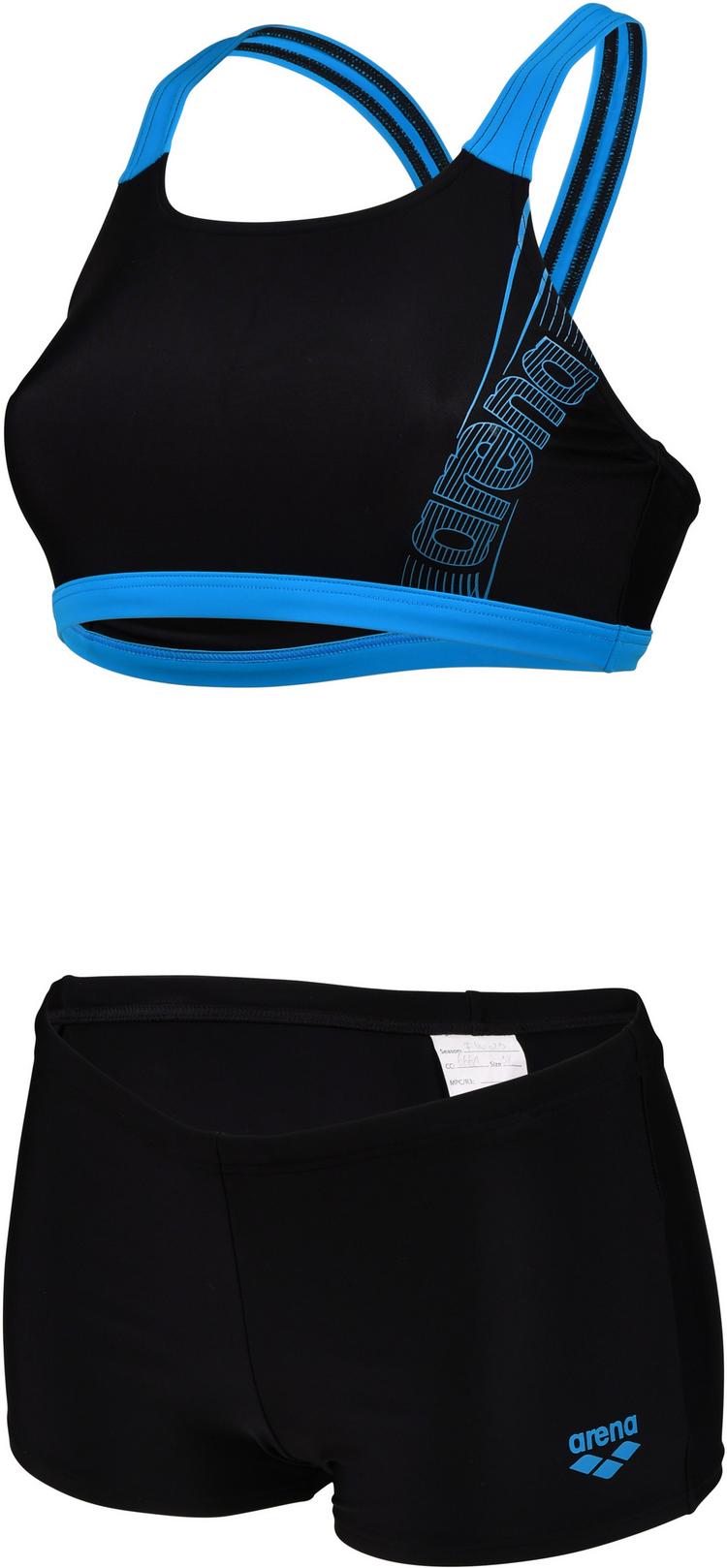 Arena Arena DREAMY Bikini Set Damen - black-turquoise - 0 | SportScheck