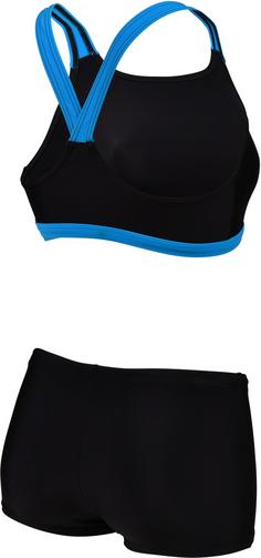 Rückansicht von Arena DREAMY Bikini Set Damen black-turquoise