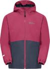 Jack Wolfskin ICELAND 3IN1 Doppeljacke Kinder - dark fuchsia