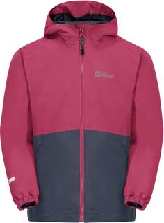 Jack Wolfskin ICELAND 3IN1 Doppeljacke Kinder dark fuchsia