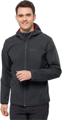 Rückansicht von Jack Wolfskin BORNBERG Softshelljacke Herren phantom