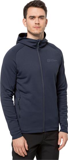 Rückansicht von Jack Wolfskin BAISELBERG Fleecejacke Herren night blue