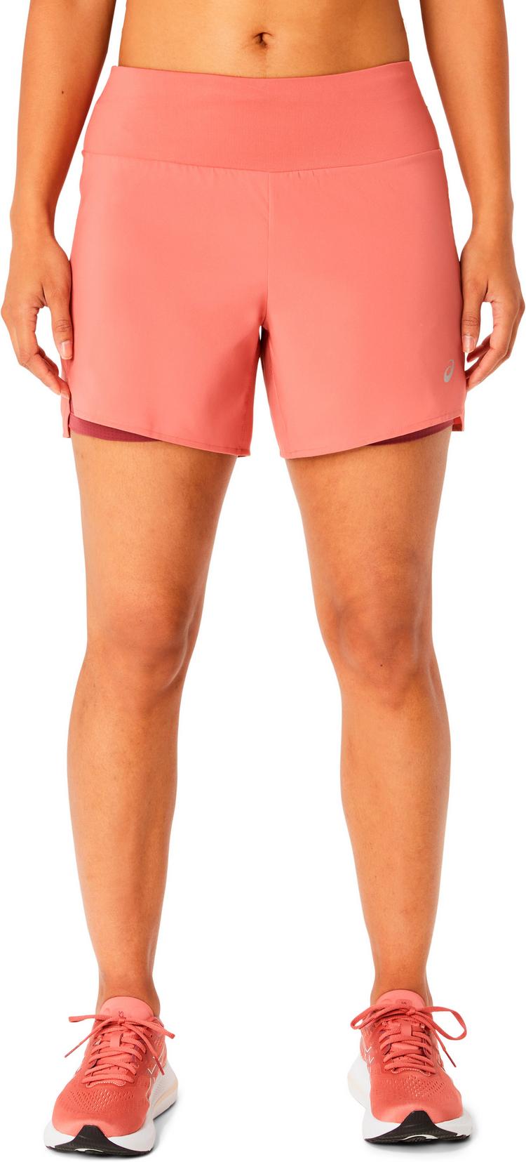 ASICS ASICS ROAD Funktionsshorts Damen - light garnet - brisket red - 0 | SportScheck