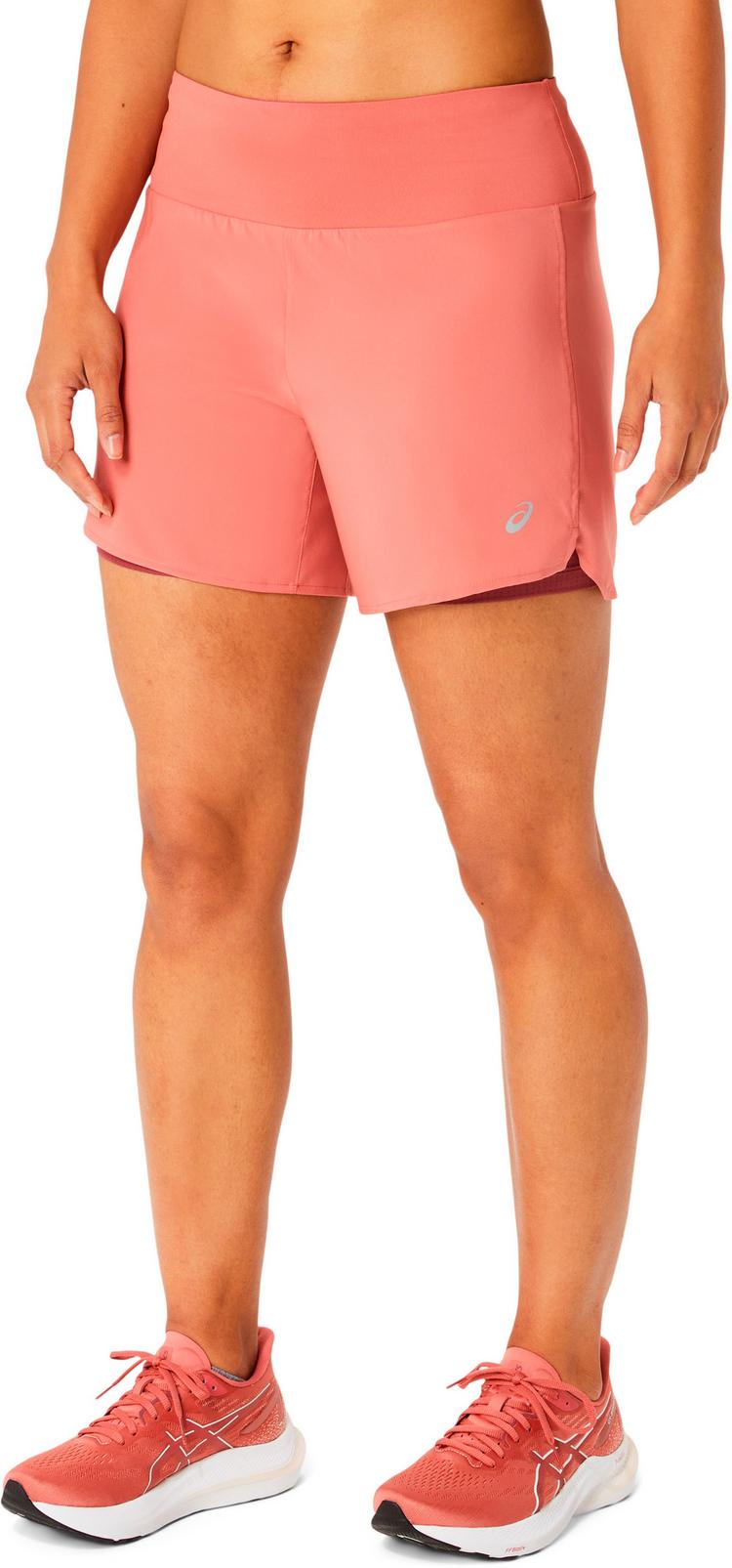 ASICS ASICS ROAD Funktionsshorts Damen - light garnet - brisket red - 2 | SportScheck