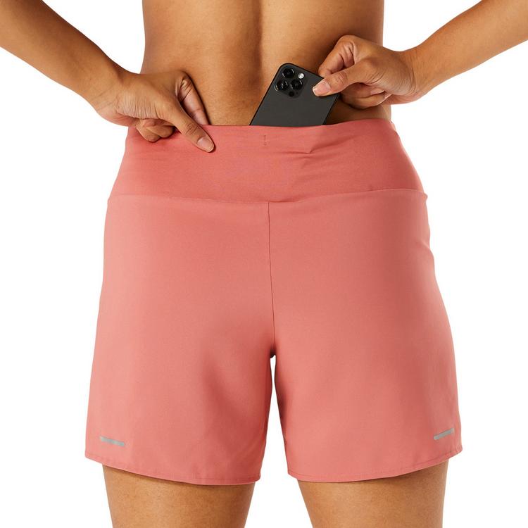 ASICS ASICS ROAD Funktionsshorts Damen - light garnet - brisket red - 5 | SportScheck