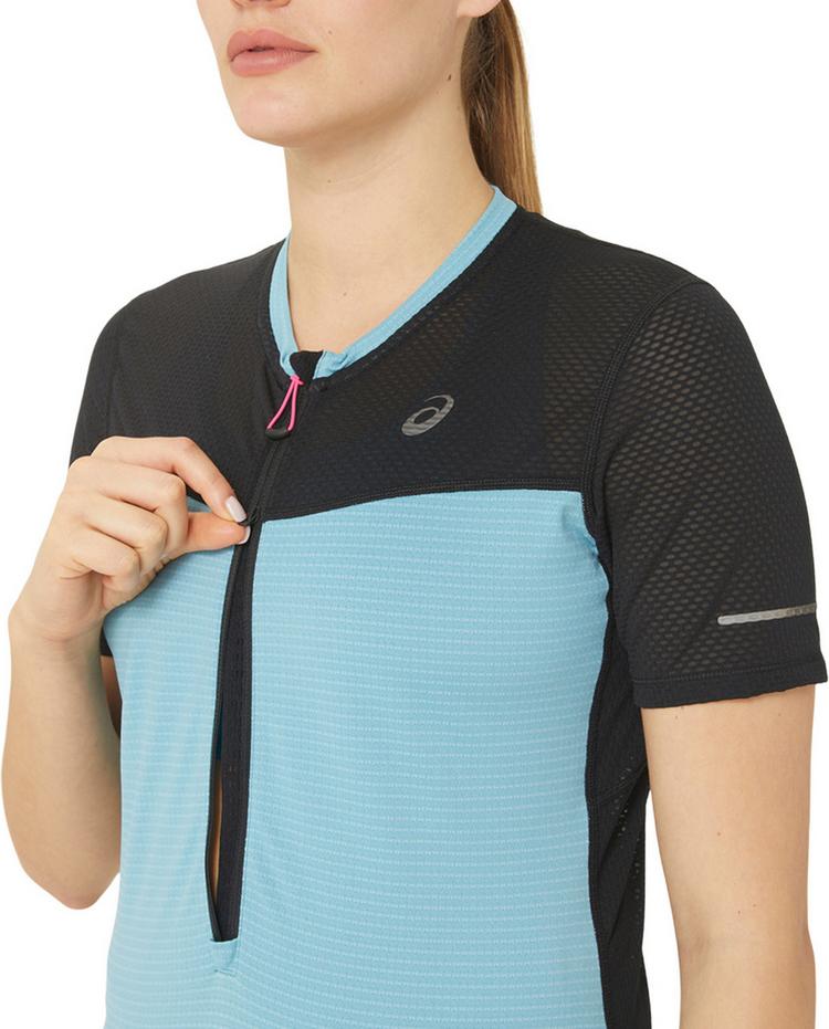 ASICS ASICS FUJITRAIL Funktionsshirt Damen - performance black-blue gris - 8 | SportScheck