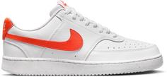 Nike Court Vision Sneaker Herren white-picante red