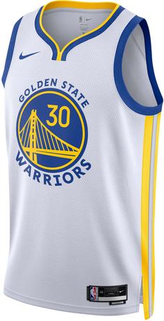 Nike Stephen Curry Golden State Warriors Basketballtrikot Herren white