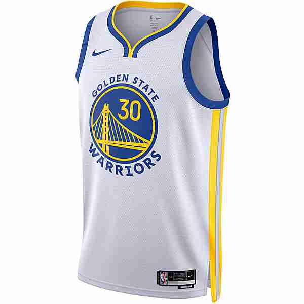 Nike Stephen Curry Golden State Warriors Basketballtrikot Herren white