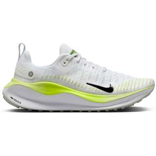 Nike React Infinity Run Flyknit 4 Laufschuhe Damen white-black-lt lemon twist-volt