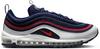 Nike Air Max 97 Sneaker Herren - midnight navy-track red-obsidian