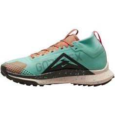Rückansicht von Nike GTX Pegasus Trail 4 Trailrunning Schuhe Damen emerald rise-sequoia-amber brown