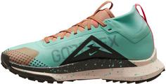 Rückansicht von Nike GTX Pegasus Trail 4 Trailrunning Schuhe Damen emerald rise-sequoia-amber brown