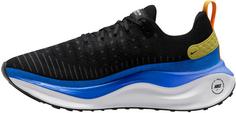Rückansicht von Nike React Infinity Run Flyknit 4 Laufschuhe Herren black-white-anthracite-racer blue