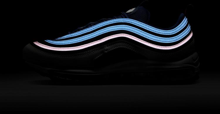 Nike Nike Air Max 97 Sneaker Herren - midnight navy-track red-obsidian - 6 | SportScheck